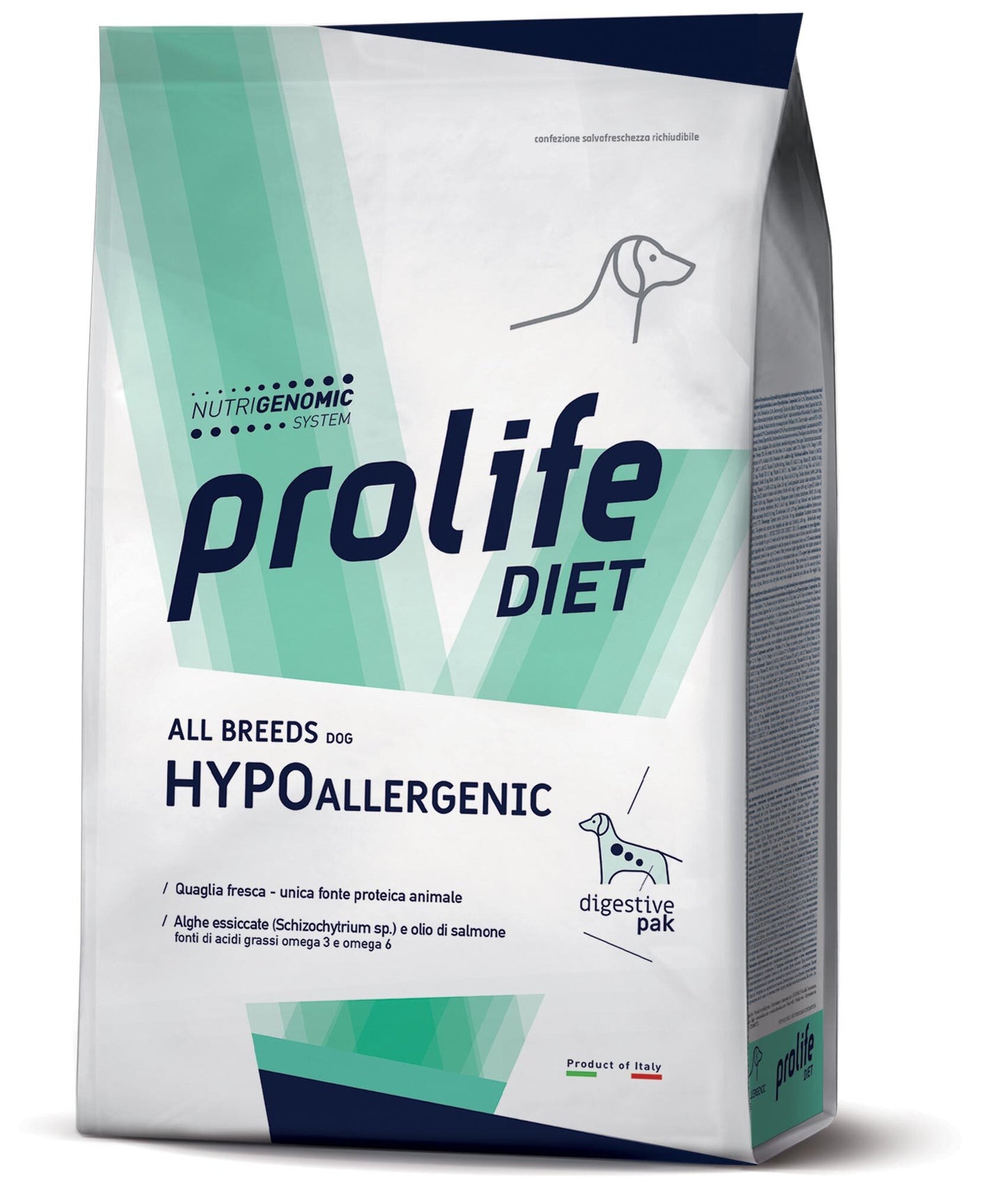 PROLIFE CANE DIET HYPOALLERGENIC QUAGLIA 8 KG