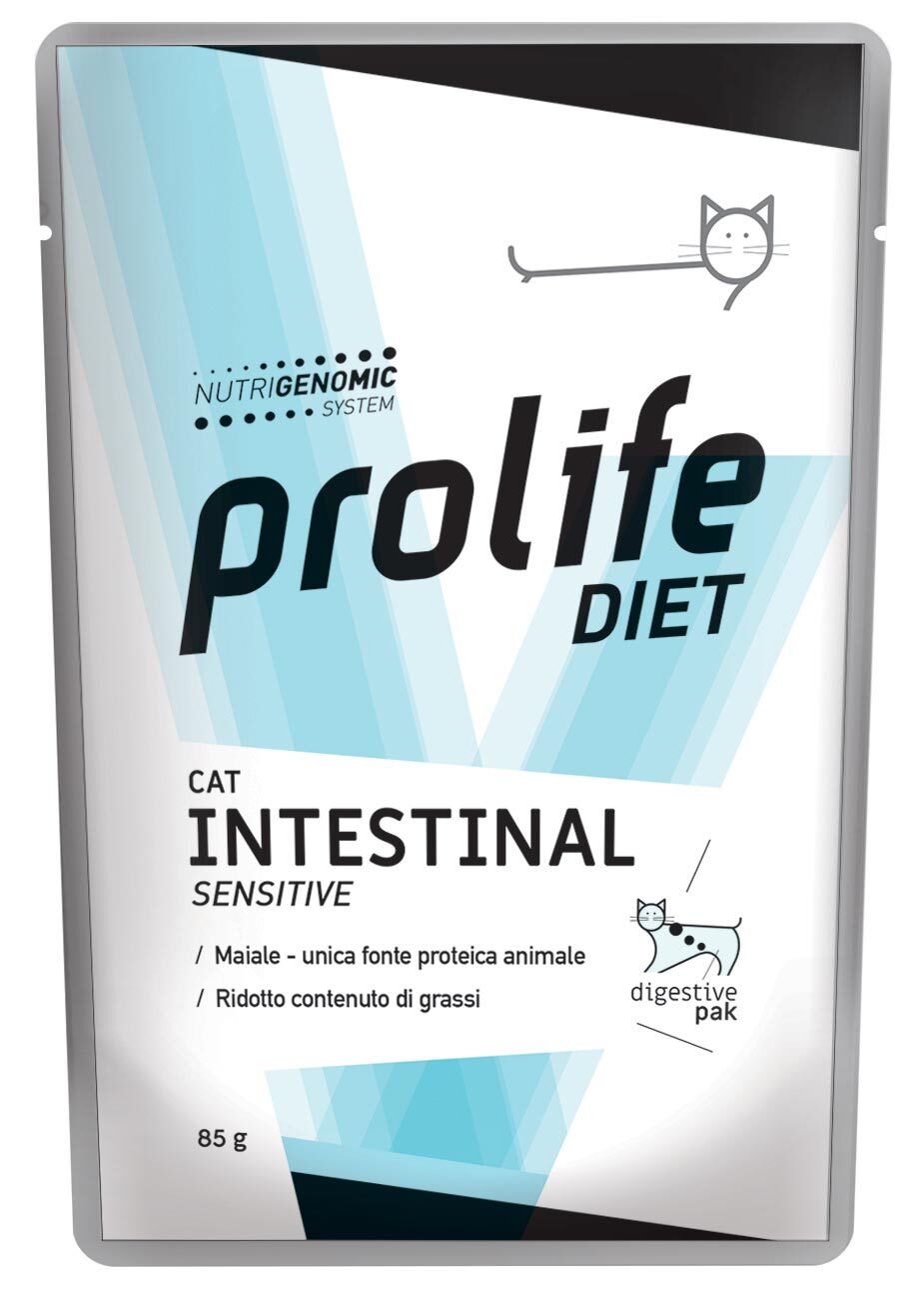 PROLIFE GATTO DIET INTESTINAL SENSITIVE BUSTA 85 GR