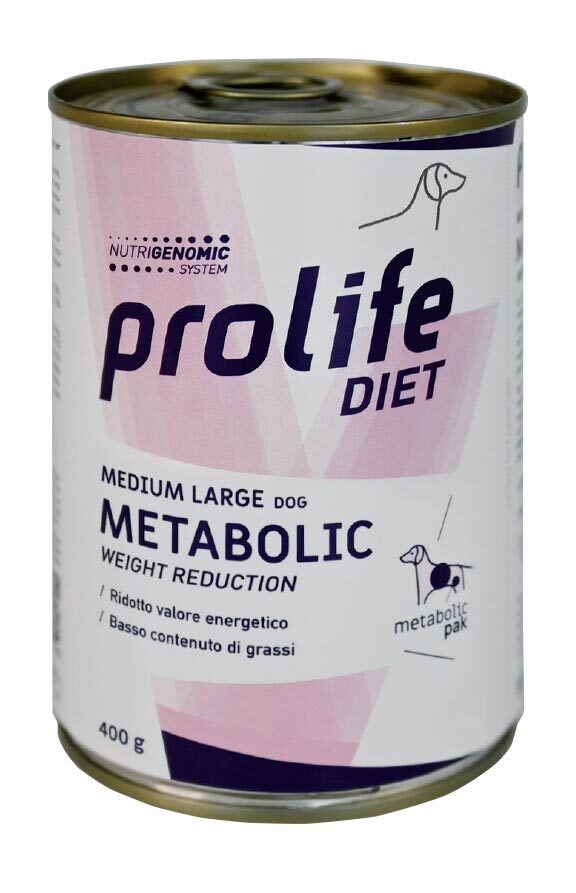 PROLIFE CANE DIET METABOLIC MEDIUM/LARGE LATTINA 400 GR