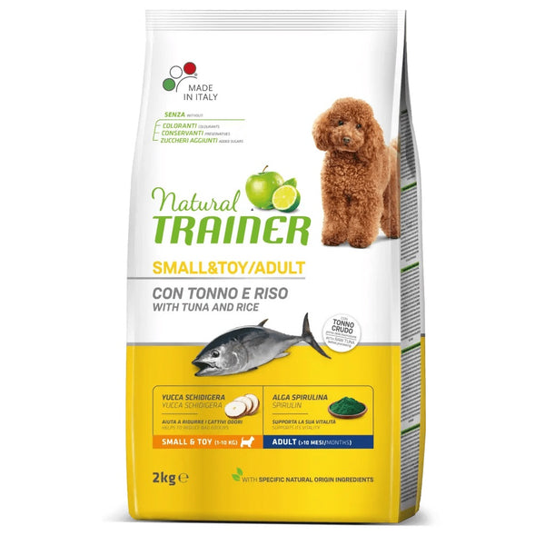 TRAINER CANE NATURAL ADULTO SMALL&TOY TONNO & RISO 2 KG