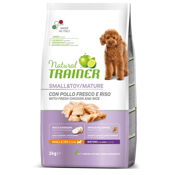 TRAINER CANE NATURAL MATURE SMALL&TOY POLLO & RISO 2 KG