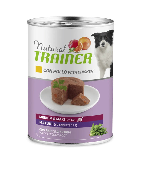 TRAINER CANE NATURAL MATURE MEDIUM&MAXI POLLO 400 GR
