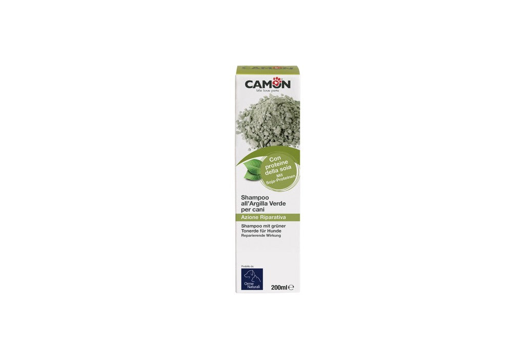 CAMON CANE SHAMPOO CON AZIONE RIPARATIVA ALL'ARGILLA VERDE 200 ML