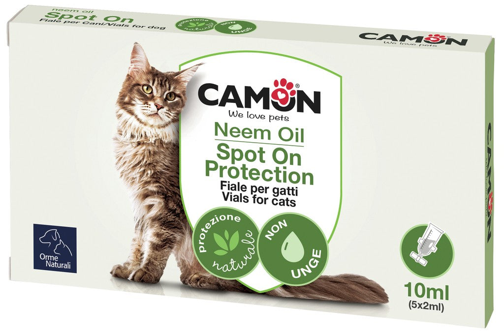 CAMON GATTO SPOT-ON PROTECTION FIALE OLIO DI NEEM CF. (5x2 ML)
