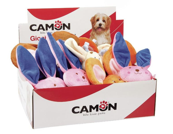 CAMON CANE GIOCO ANIMALETTI CON GRANDI ORECCHIE 18 CM (soggetti assortiti)