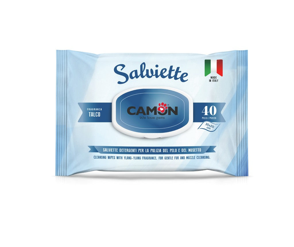 CAMON SALVIETTE DETERGENTI 40 PZ TALCO