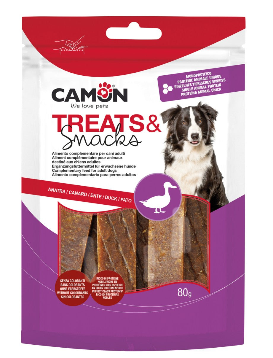 CAMON CANE SNACK STRISCE DI ANATRA 80 GR