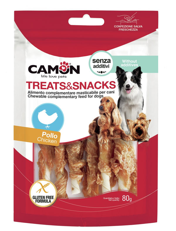 CAMON CANE SNACK OSSI ARROTOLATI CON POLLO 80 GR