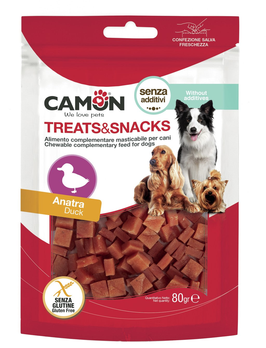 CAMON CANE SNACK DADINI ALL'ANATRA 80 GR