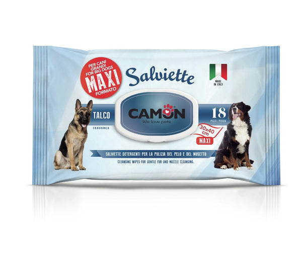 CAMON SALVIETTE DETERGENTI MAXI 18 PZ TALCO