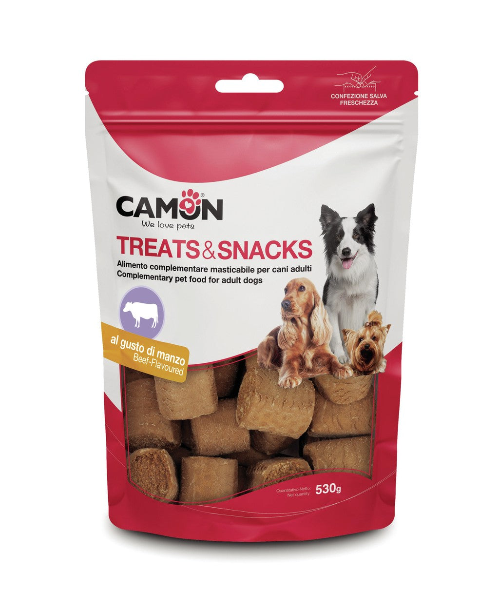 CAMON CANE SNACK BISCOTTO ROLLOS AL MANZO 530 GR