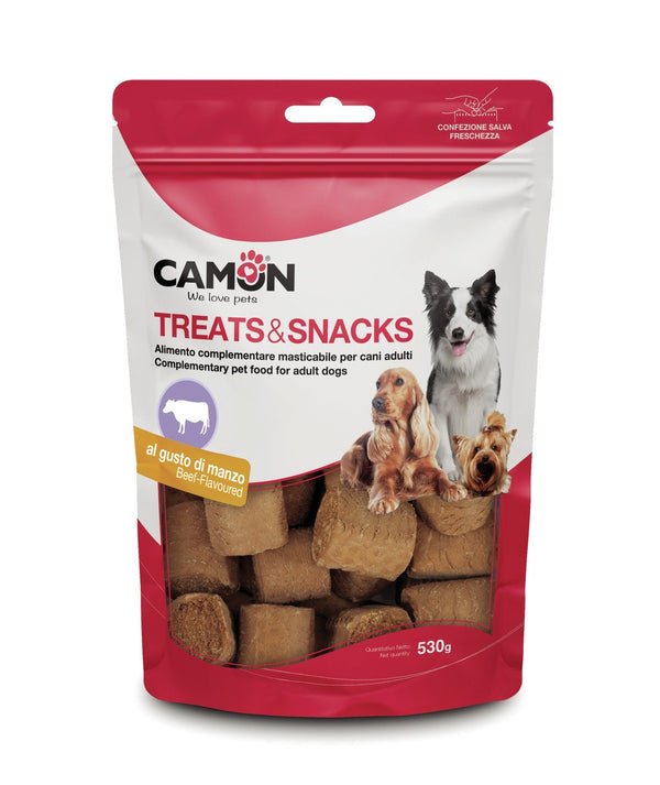 CAMON CANE SNACK BISCOTTO ROLLOS AL MANZO 530 GR
