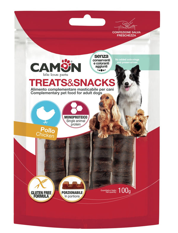 CAMON CANE SNACK BARRETTA DI POLLO PORZIONABILE CF. (4 PZ) 100 GR