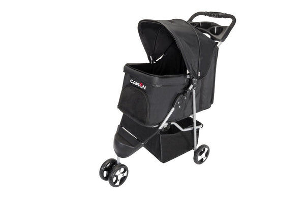 CAMON PASSEGGINO "PET STROLLER" 33x53x55 CM NERO