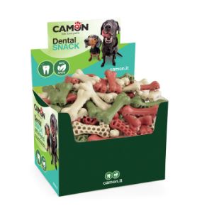 CAMON CANE SNACK DISPLAY DENTAL MIX OSSO MIS. "M" 80 PZ
