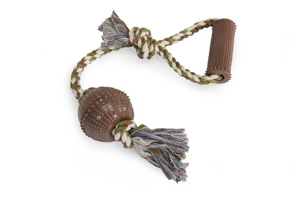 CAMON CANE GIOCO COTONOSSO MANIGLIA & PALLA 48 CM