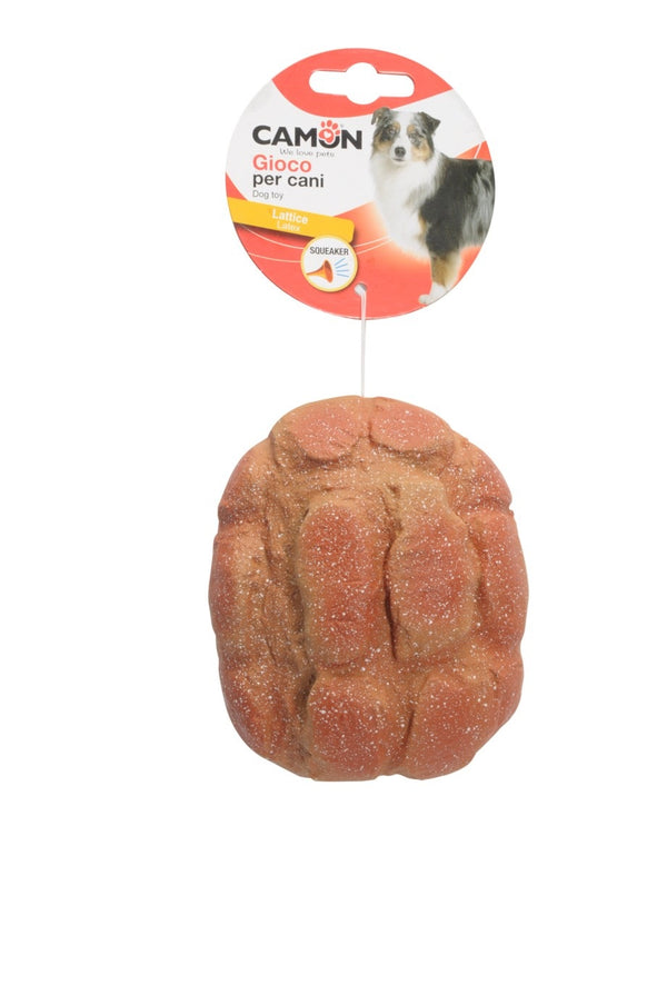 CAMON CANE GIOCO IN LATTICE "BAKERY" CON SQUEAKER PAGNOTTA 11 CM