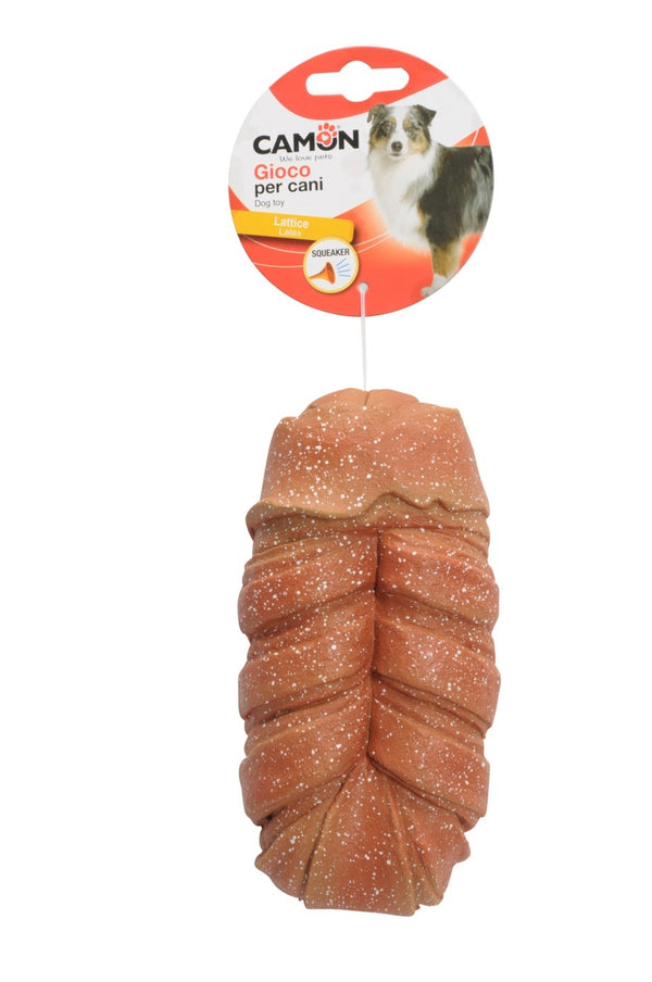 CAMON CANE GIOCO IN LATTICE "BAKERY" CON SQUEAKER TRECCIA 16 CM