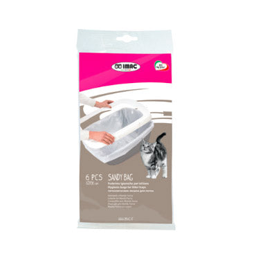 IMAC SACCHETTI SANDY TRASPARENTE CF. 6 pezzi 60x55 CM