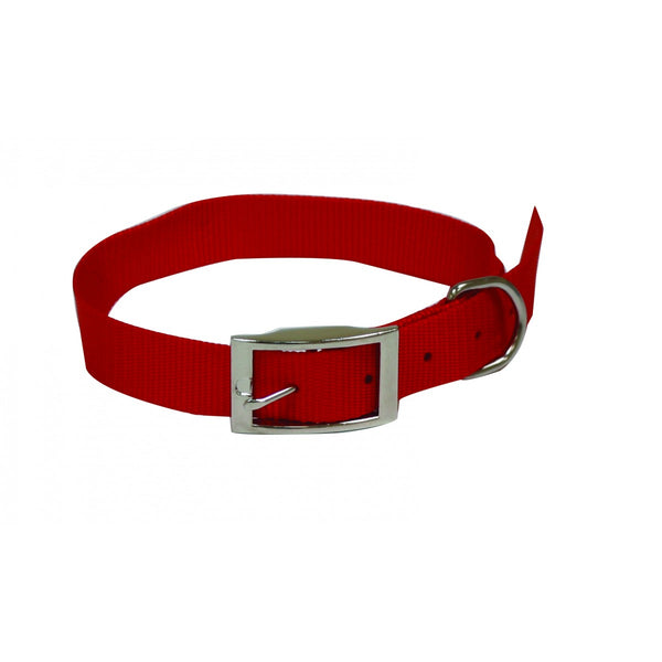 COLLARE NYLON 25x550 ROSSO