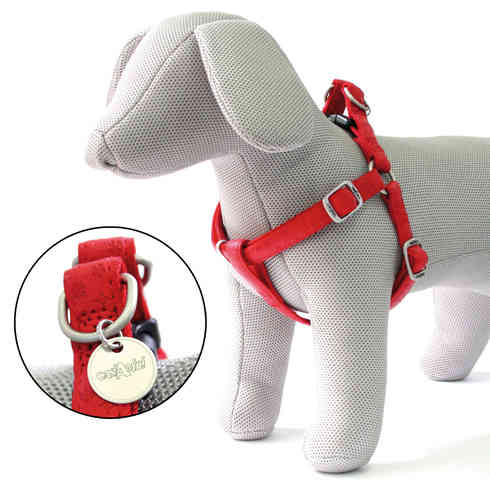 PETTORINA SIMILPELLE MYLORD 50-75x20 ROSSA