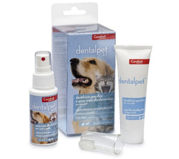 DENTALPET KIT SPRAY+DENTIFRICIO