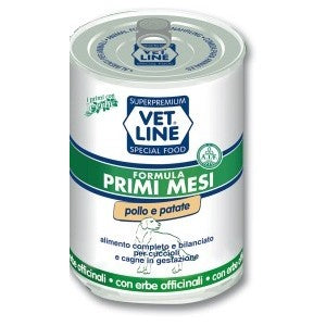 VETLINE CANE PRIMI MESI POLLO & PATATE 400 GR