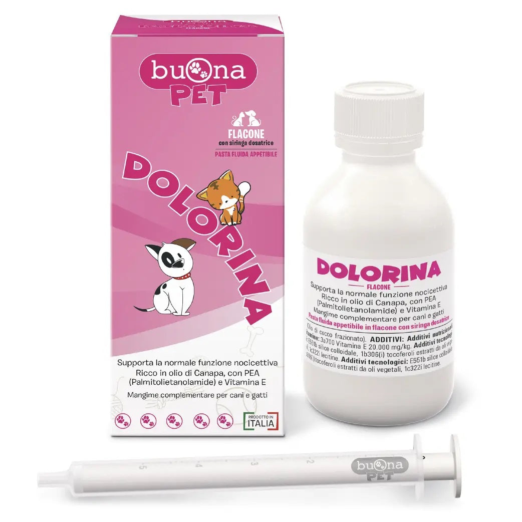 DOLORINA PASTA FLUIDA cane e gatto FLACONE 90 GR