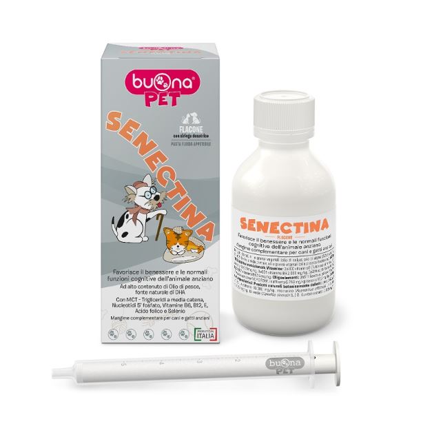 SENECTINA PASTA FLUIDA cane e gatto FLACONE 90 GR