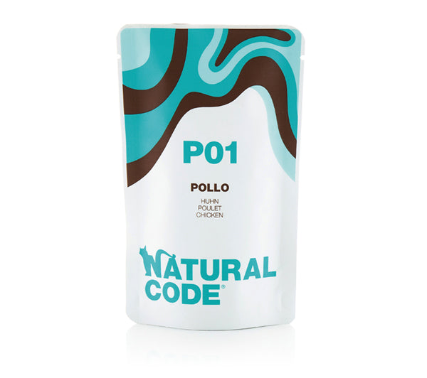 NATURAL CODE GATTO BUSTA (P01) ADULTO POLLO 70 GR