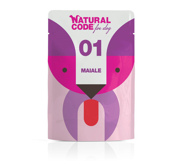 NATURAL CODE CANE BUSTA (P01) ADULTO MAIALE 100 GR