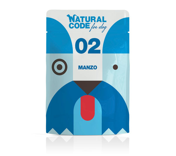 NATURAL CODE CANE BUSTA (P02) ADULTO MANZO 100 GR