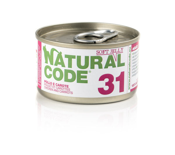 NATURAL CODE GATTO LATTINA (31) ADULTO POLLO & CAROTE 85 GR