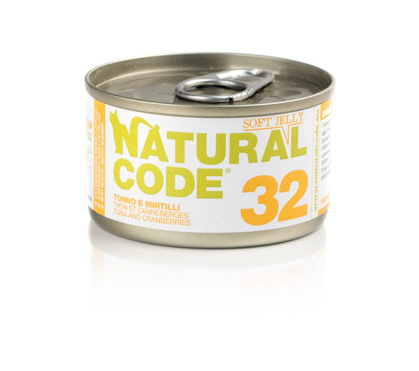 NATURAL CODE GATTO LATTINA (32) ADULTO TONNO & MIRTILLI 85 GR