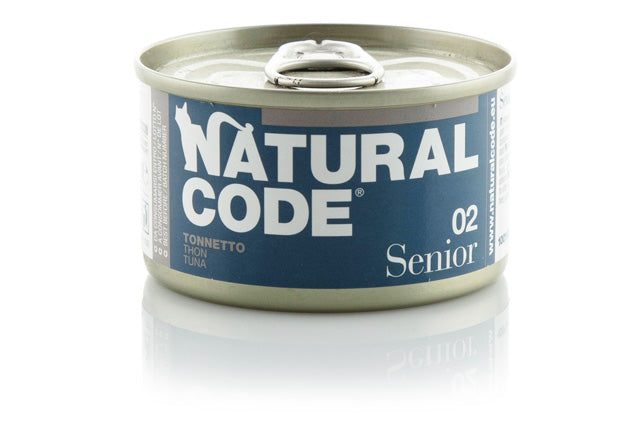 NATURAL CODE GATTO LATTINA (S02) SENIOR TONNETTO 85 GR