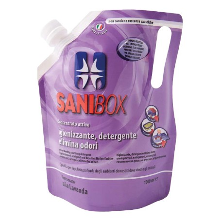 PET PROFESSIONAL SANIBOX DETERGENTE CONCENTRATO LAVANDA 1 LT