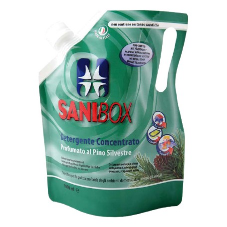 PET PROFESSIONAL SANIBOX DETERGENTE CONCENTRATO PINO SILVESTRE 1 LT