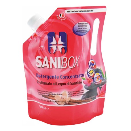 PET PROFESSIONAL SANIBOX DETERGENTE CONCENTRATO SANDALO 1 LT