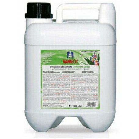 PET PROFESSIONAL SANIBOX TANICA DETERGENTE CONCENTRATO ALOE 5 LT