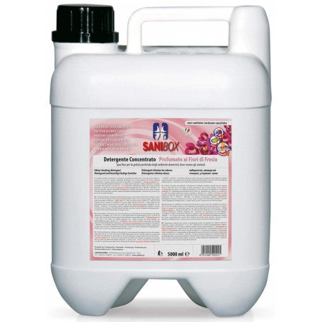 PET PROFESSIONAL SANIBOX TANICA DETERGENTE CONCENTRATO FRESIA 5 LT