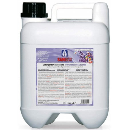 PET PROFESSIONAL SANIBOX TANICA DETERGENTE CONCENTRATO LAVANDA 5 LT