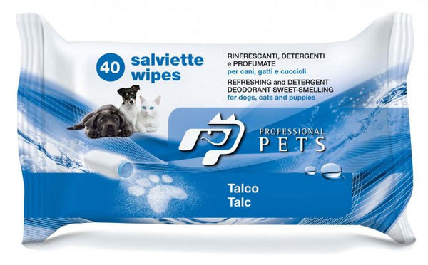 PET PROFESSIONAL SALVIETTE TALCO 40 PZ