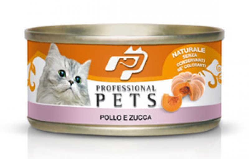 Pet Professional Gatto Adulto Tonno & Zucca Lattina 70 g