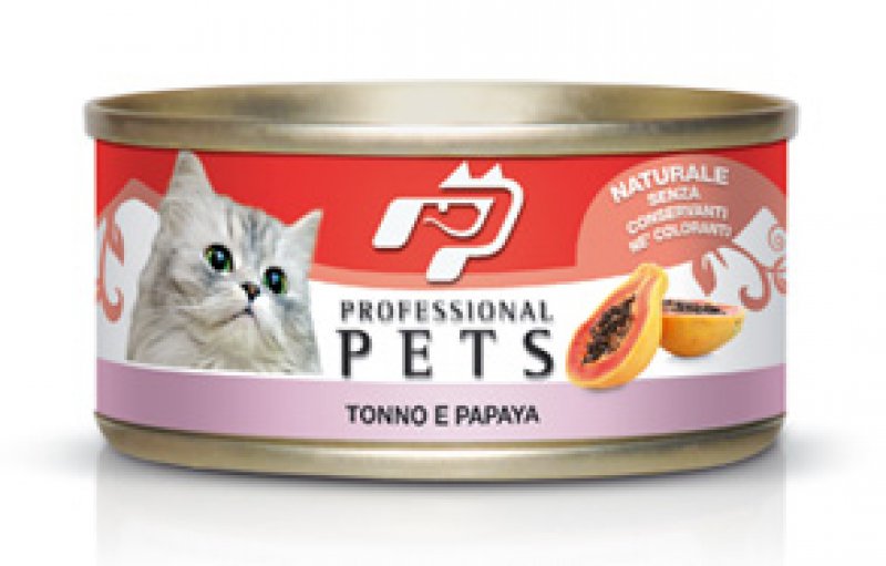 Pet Professional Gatto Adulto Tonno & Papaya Lattina 70 g