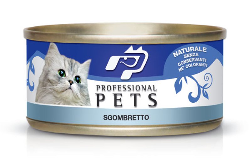 Pet Professional Gatto Adulto Sgombretto Lattina 70 g