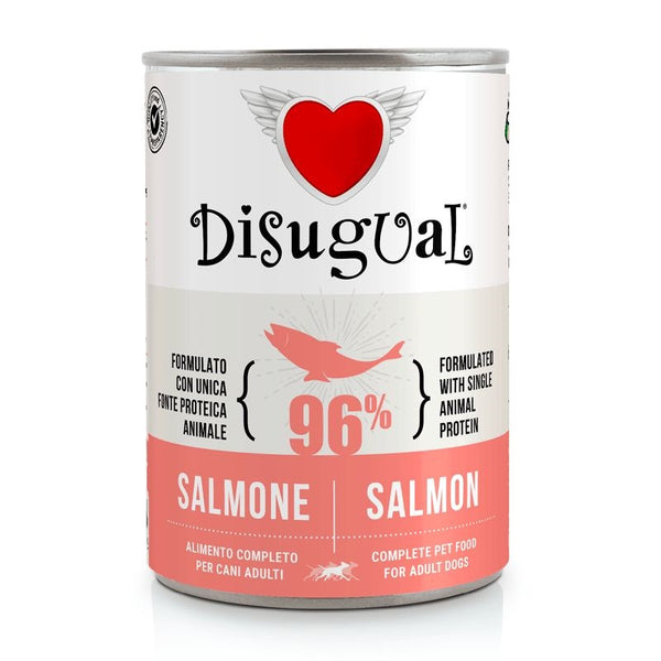 DISUGUAL CANE ADULTO MONOPROTEICO SALMONE LATTINA 400 GR