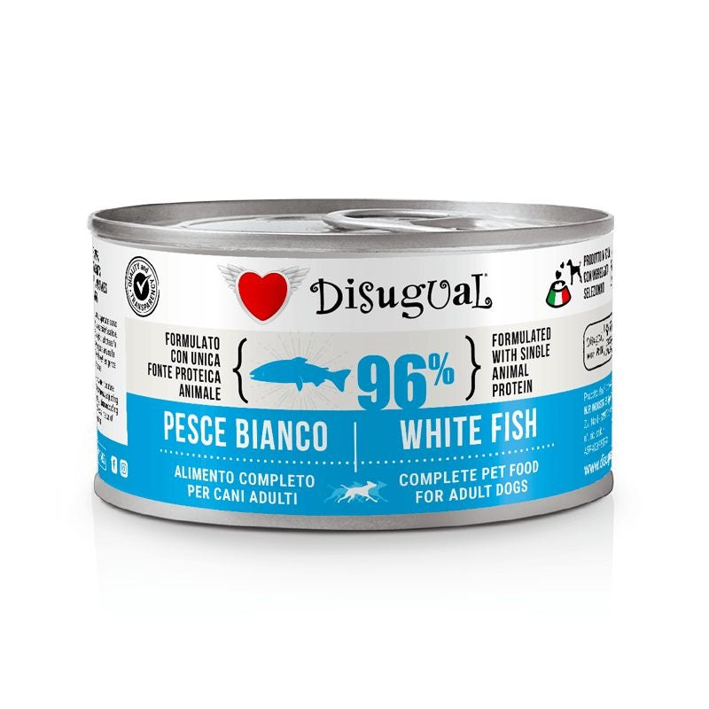 Disugual Cane Adulto Monoproteico Pesce Bianco Lattina 150 g