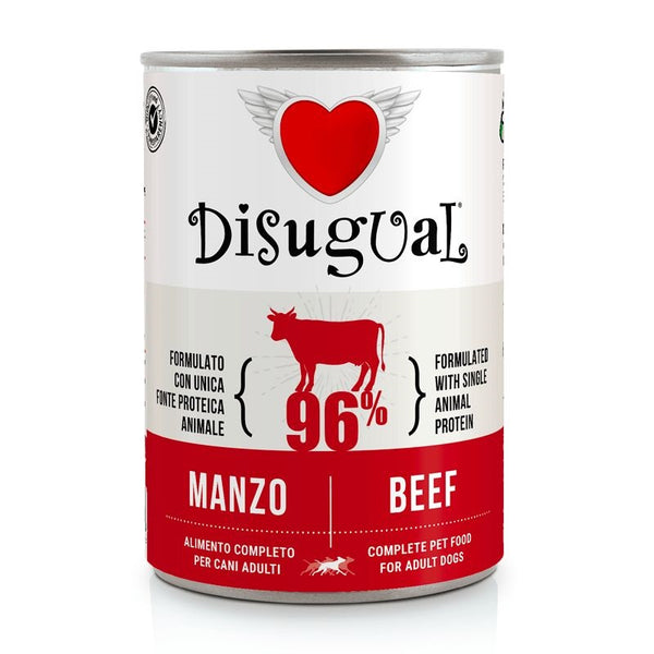 DISUGUAL CANE ADULTO MONOPROTEICO MANZO LATTINA 400 GR