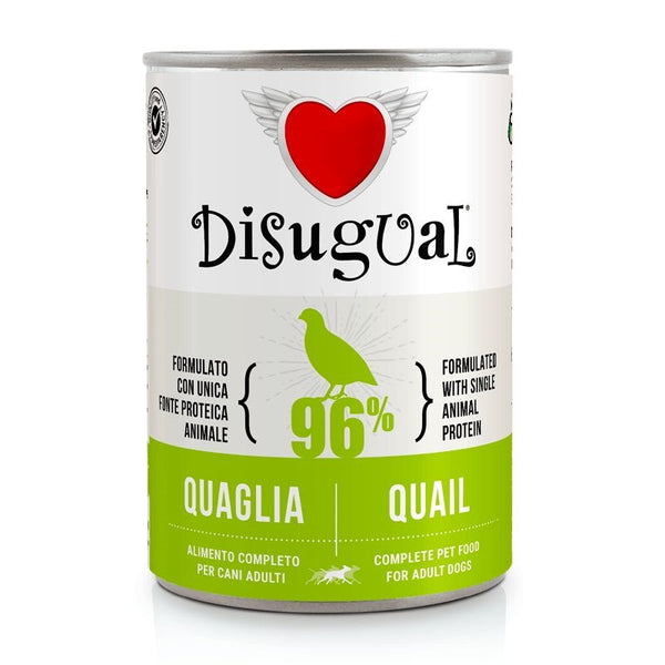 DISUGUAL CANE ADULTO MONOPROTEICO QUAGLIA LATTINA 400 GR