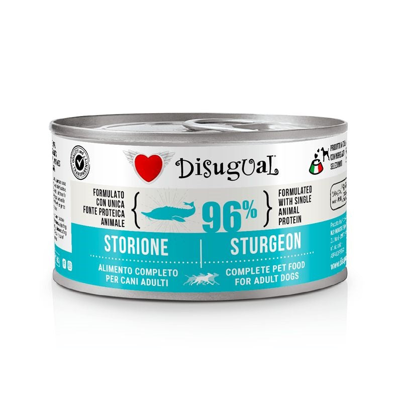 Disugual Cane Adulto Monoproteico Storione Lattina 150 g